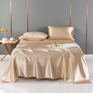 Champagne Satin Bedding